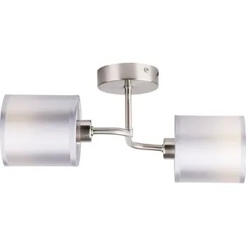 Moderní stropní osvětlení SAX - 2xE14, 40W, stříbrné