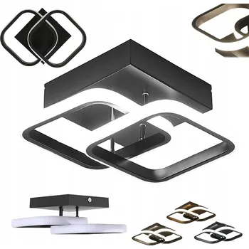 Závěsné stropní svítidlo LED loft lustr retro modern E27 x6 černá ZD74N