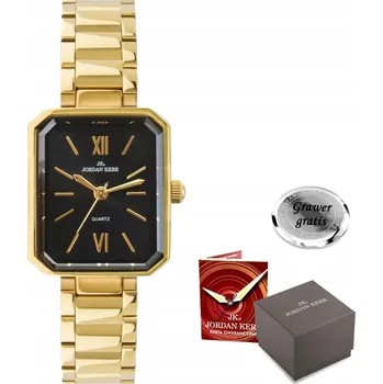 Hodinky Dámské hodinky Jordan Kerr P9004 černý ciferník KLASICKÉ + KRABIČKA