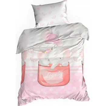 Povlečení Sada povlečení Eurofirany 100 x 135 cm růžová