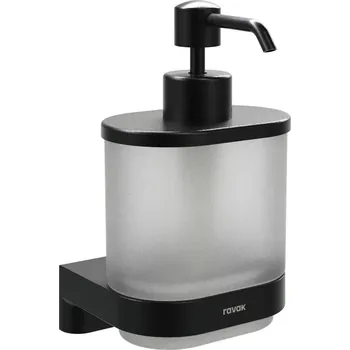 Dávkovač mýdla Ravak CR II 231.20BLM Držák s dávkovačem mýdla, černá matná