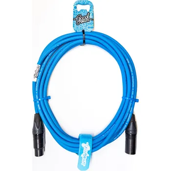 Audio kabel Kabel XLR - XLR GoodDrut 3 m Modrý