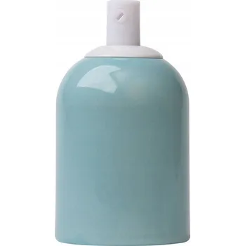 Objímka na žárovku KERAMICKÁ OBJÍMKA ŽÁROVKY E27 PASTELOVÁ MÁTOVÁ