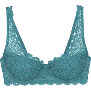 Podprsenka Triumph podprsenka s kosticemi a vyztužením modrá Amourette WHP velikost 85D