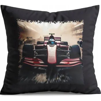Polštář POLŠTÁŘ ČERNÝ DÁREK – FORMULE F1 SPORTOVNÍ ZÁVODY
