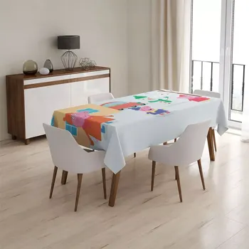 ubrus Sablio Ubrus Prasátko Pepina Zima - 90x90 cm