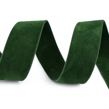 Stuha Semišová stuha velvet oboustranná šíře 25 mm