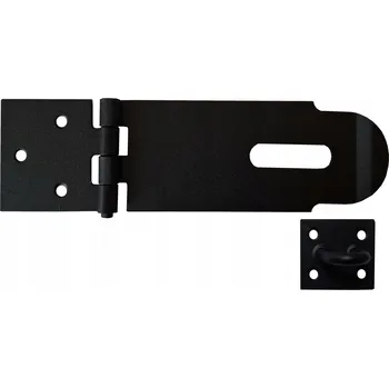 Závora s okem na dveře a branku 50x150 mm, černá