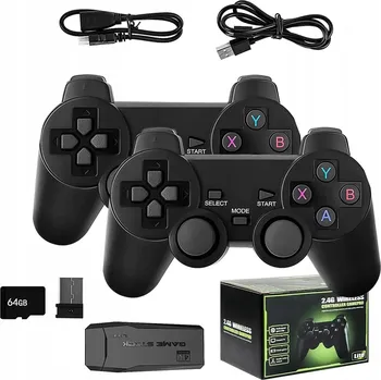 Herní konzole HERNÍ TELEVIZNÍ KONZOLE RETRO MINI 20000 HER VIDEO EMULÁTOR 2 OVLADAČE HDMI