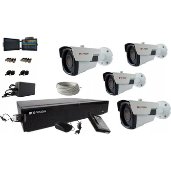 IP kamera MONITOROVACÍ CCTV SET KAMER 5MPx IR 60m + 2TB