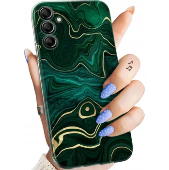 Pouzdro na mobilní telefon Zadní Kryt Hello Case pro Samsung Galaxy A14 5G zelený
