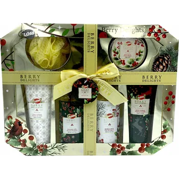 Kosmetická sada Gloss! Berry Delights Dárková sada kosmetiky do koupele 6 ks