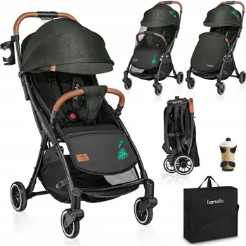Kočárek Sportovní kočárek Lionelo LO-JULIE ONE TROPICAL GREEN