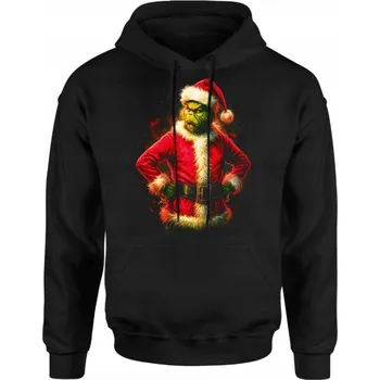 Pánská mikina Mikina vánoční mikina Grinch 3D potisk Dárek Hvězdička Bavlna 3XL