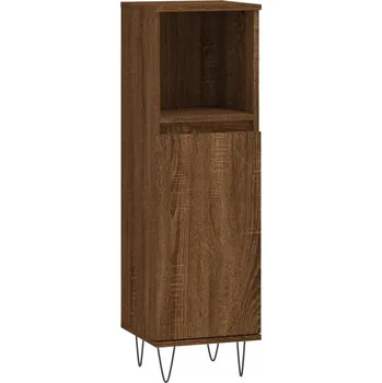 Koupelnový nábytek Koupelnová skříňka, hnědý dub, 30x30x100 cm