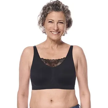 Podprsenka Pohodlná podprsenka s krajkou pro amazonky Amoena Esra sb 45095 bk M