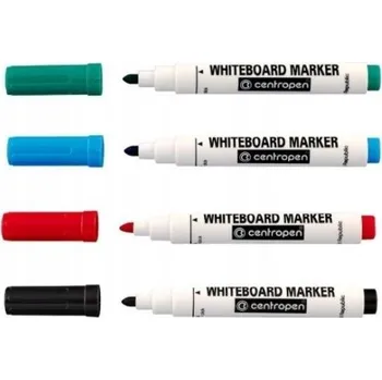 Popisovač na bílou tabuli vícebarevný Centropen 4 ks