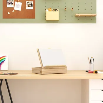 Malířský stojan ZBXL Stolní malířský stojan se zásuvkou 33,5x25,5x7 cm masivní buk