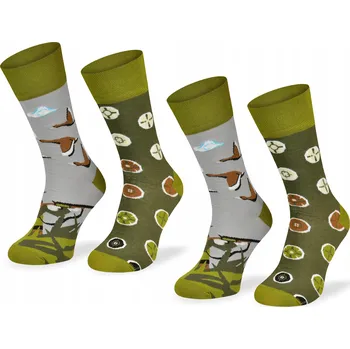 Pánské ponožky Comodo Barevné Ponožky Lovecké ponožky Kachny vícebarevné, velikost 43-46