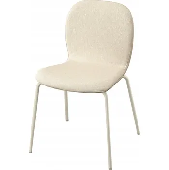 Jídelní židle IKEA SKALSTA Židle, Knaback béžová / kovová trubka / světle šedobéžová