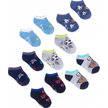 Dámské oblečení 27-30 Ponožky 3x KOTNÍKOVÉ PONOŽKY bavlněné krátké dětské ponožky YOclub