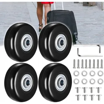 KOLEČKA KE KUFRU NÁHRADNÍ DÍLY BAGAŽ KUFRŮ TAŠEK 4 KS 50mm