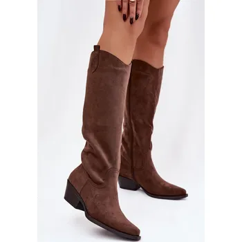 Dámské kozačky Kozačky na podpatku model 221157 Step in style 38