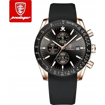 Hodinky POEDAGAR 988 Luxusní pánské hodinky s chronografem