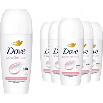 Dove 48h Powder Antiperspirant Deo Roll-On 6x50 ml