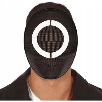 Karnevalová maska Maska na obličej Guirca plastová černá