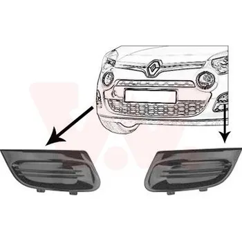 Nárazník Větrací mřížka, nárazník VAN WEZEL 4372599