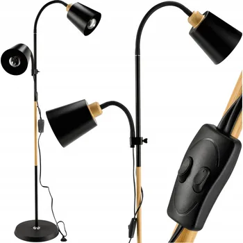 Stojací lampa Stojací lampa Berge Londýn E27 30 W černá