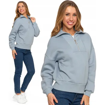 Dámská mikina Dámská mikina Moraj bez kapuce dámská mikina se stojáčkem velikost M