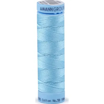 Nit Bavlněné nitě 100 m Etiketní č.50 Triana Amann, střední, 0272 Placid Blue