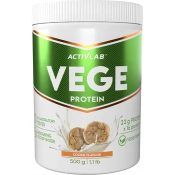 Protein VEGE Protein 500 g sušenka izolát rostlinný protein bez přidaného cukru