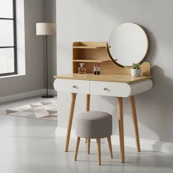 Toaletní stolek ArtJum Toaletní stolek SCANDI natural | CM-891937