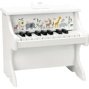 Hudební nástroj pro děti Vilac Dřevěný klavír piano Zvířata světa design Sarah Betz