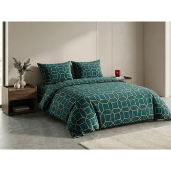 Povlečení Mikroplyšové povlečení KERNATO zelené Rozměr povlečení: 70 x 80 cm | 140 x 200 cm