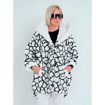 Dámská casual bunda H4 Bílo-černá bunda FROZEN Bílá, UNI S-XXL