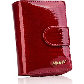Peněženka Betlewski dámská peněženka z pravé kůže červená