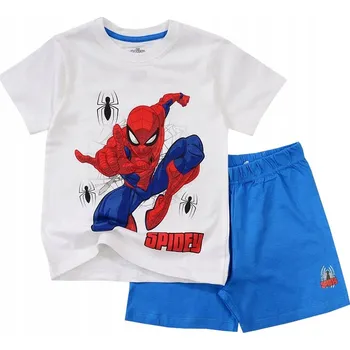 CHLAPECKÉ PYŽAMO KRÁTKÝ RUKÁV šortky Spiderman 134 D011N