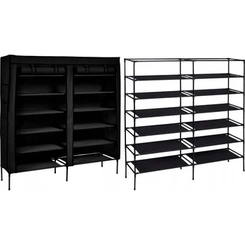 Šatní skříň Botník Gockowiak 110 x 120 x 30 cm černý