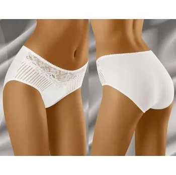 Dámské spodní prádlo Kalhotky Wol-Bar Eco-Da bílé velikosti XL