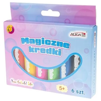 Set školních potřeb Magiczne kredki 6-kol. MK-7123 podstawowe, Aliga