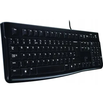 Klávesnice Logitech K120 Drátová klávesnice USB QWERTZ Swiss Černá