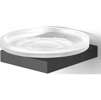 Mýdlenka na zeď Stella Kobe černá, šedé sklo