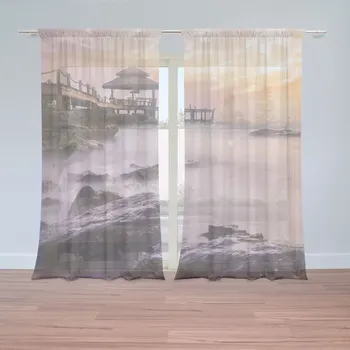 Záclona Sablio Záclony Mlha nad mořem: 2ks 150x250cm
