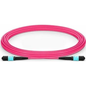 Počítačové příslušenství XtendLan FO patch MPO(f)-MPO(f), 5m, OM4, 12/12, kabel kulatý 3mm, přímý (Type A)