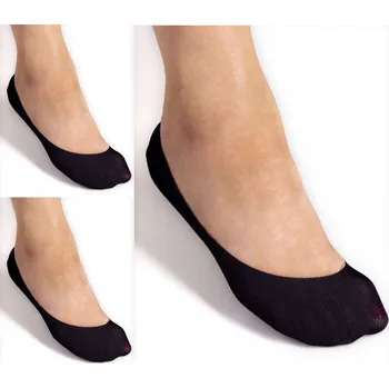 3 x Kotníkové Ponožky laserové Ponožky černé 36-41