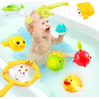 Hračka pro nejmenší Hračky do vany pro miminka, 6 kusů hraček do koupele pro miminka